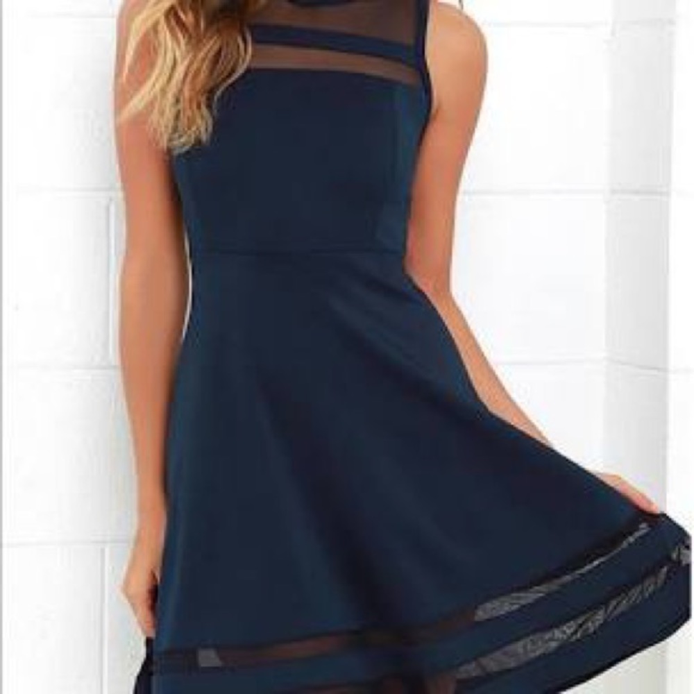 Navy Blue Lulus Dress